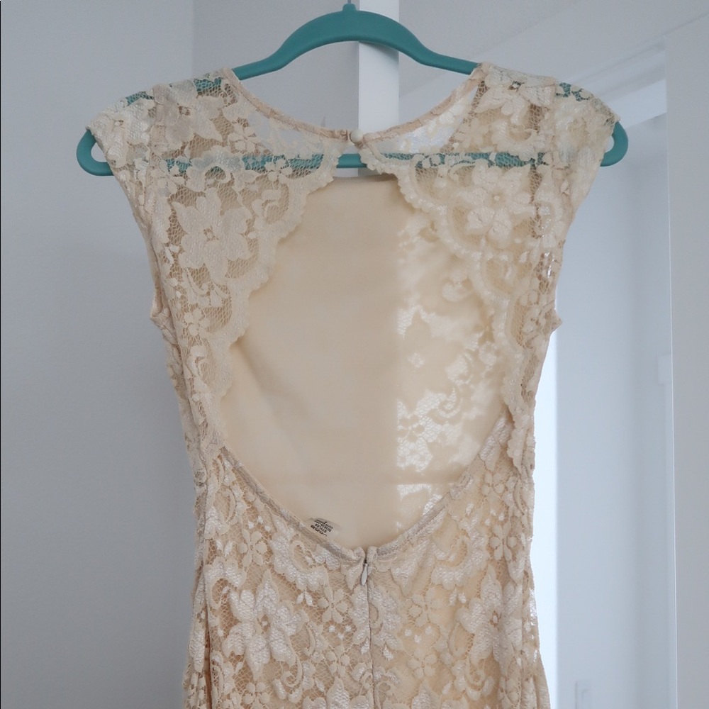 Lace ivory  Bridesmaid Dress- Size Small